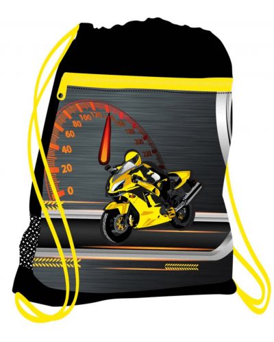 Торба за спорт Belmil - Super Speed Yellow, с голямо отделение и джоб с цип - 1